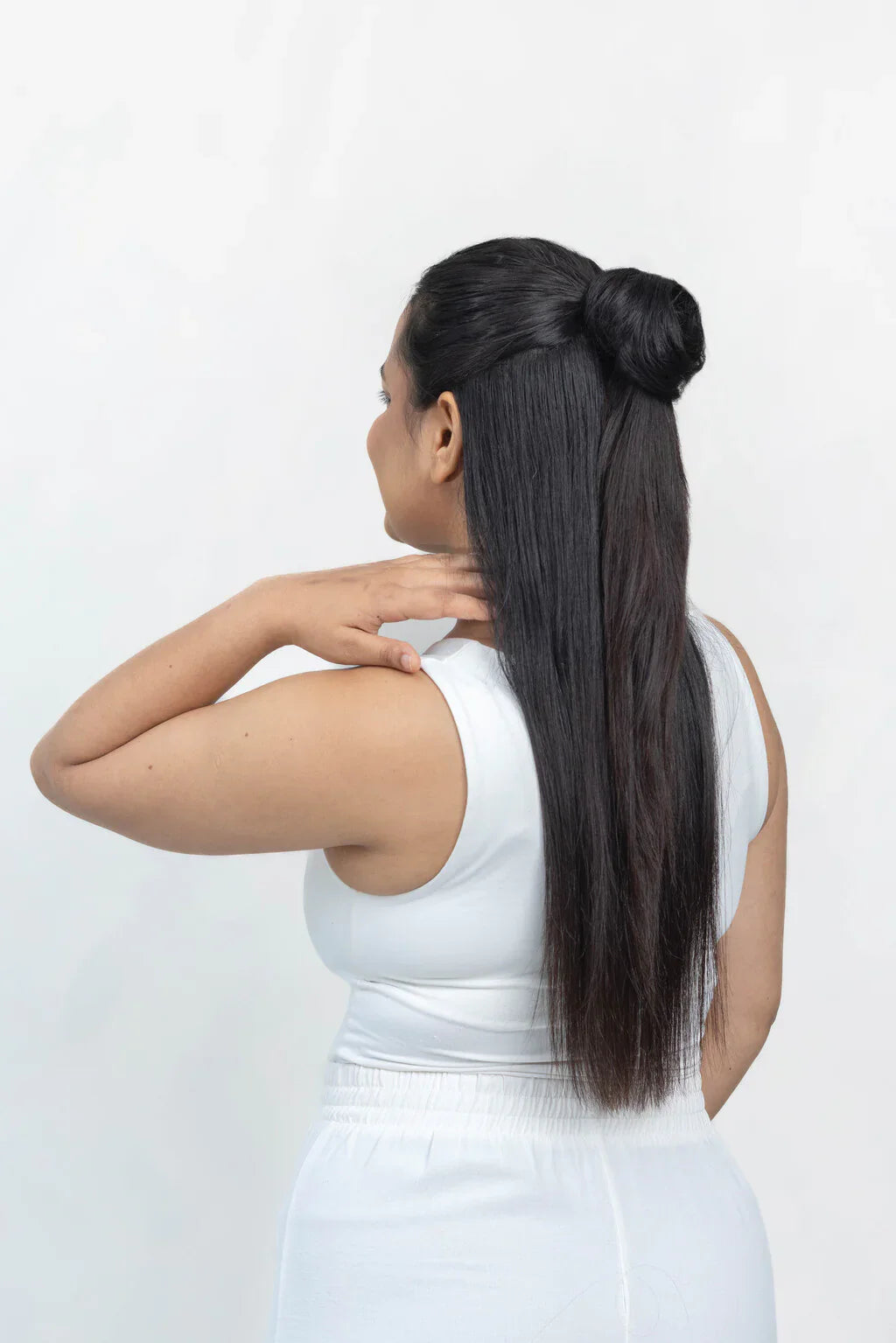 Clip On Bun - Natural Black