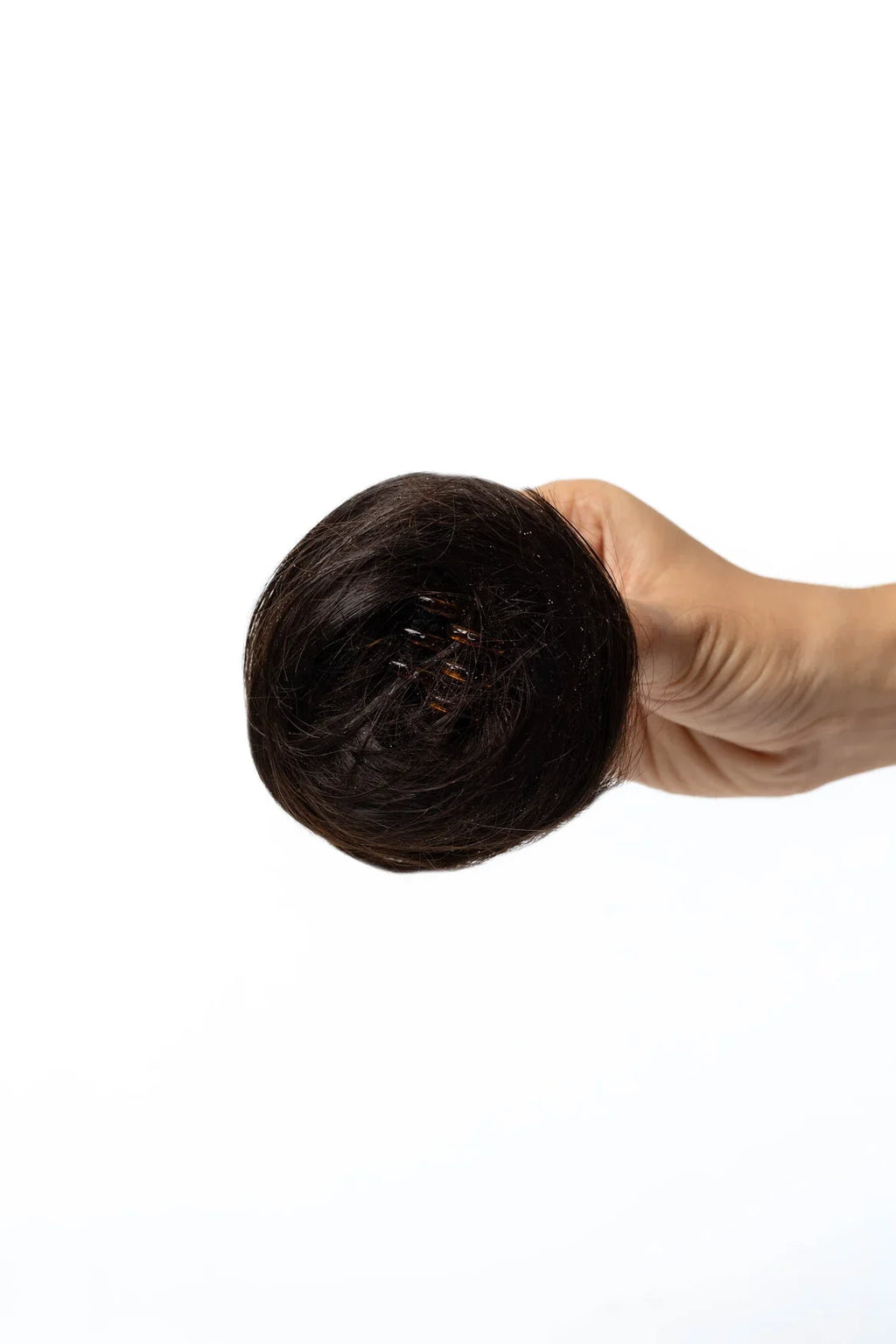 Clip On Bun - Natural Black